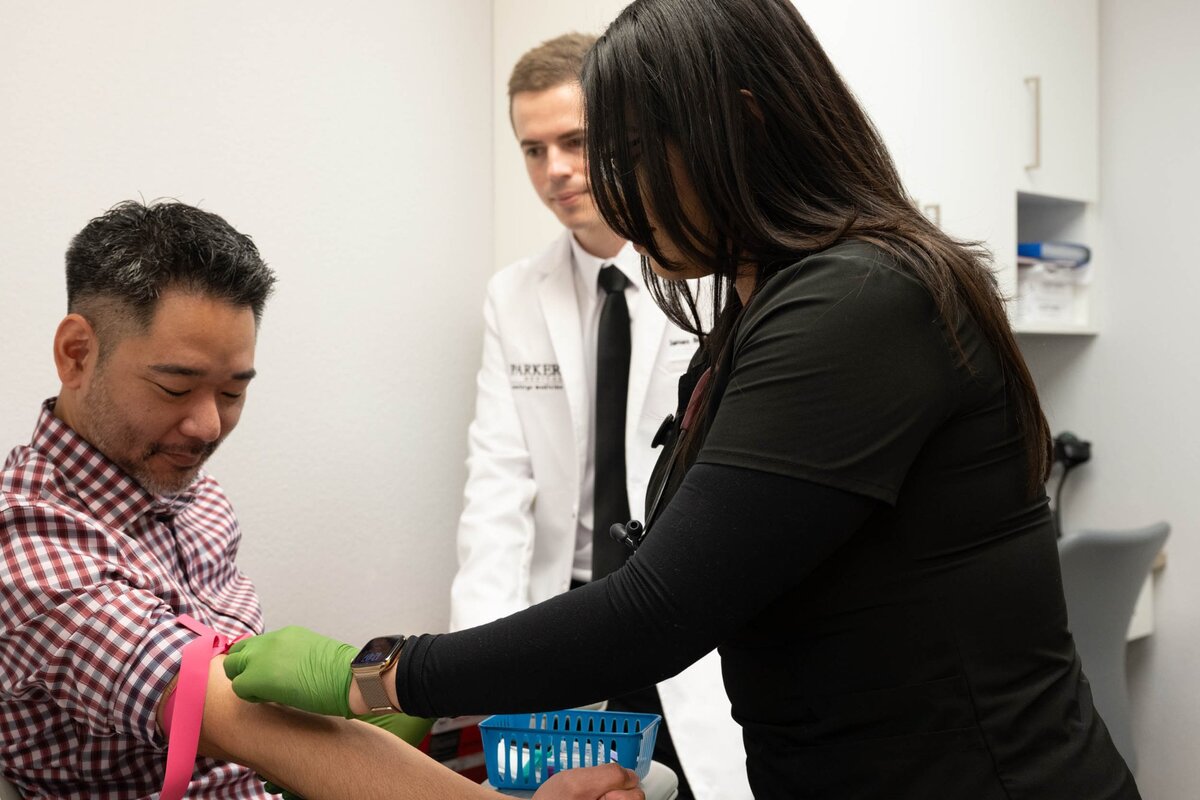 Comprehensive lab work for hormone panel testing at Parker Medical Las Vegas