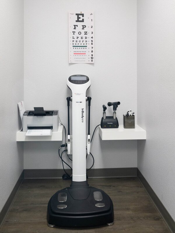 InBody 570 body composition analyzer for precise weight loss tracking at Parker Medical Las Vegas