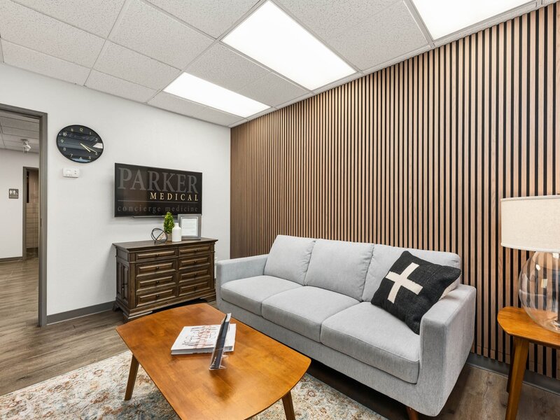 Parker Medical waiting lounge