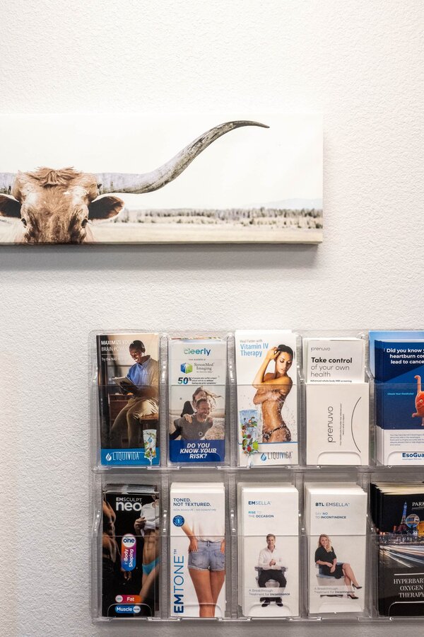 Professional-grade supplement brands including Momentous and Whole Scripts at Parker Medical