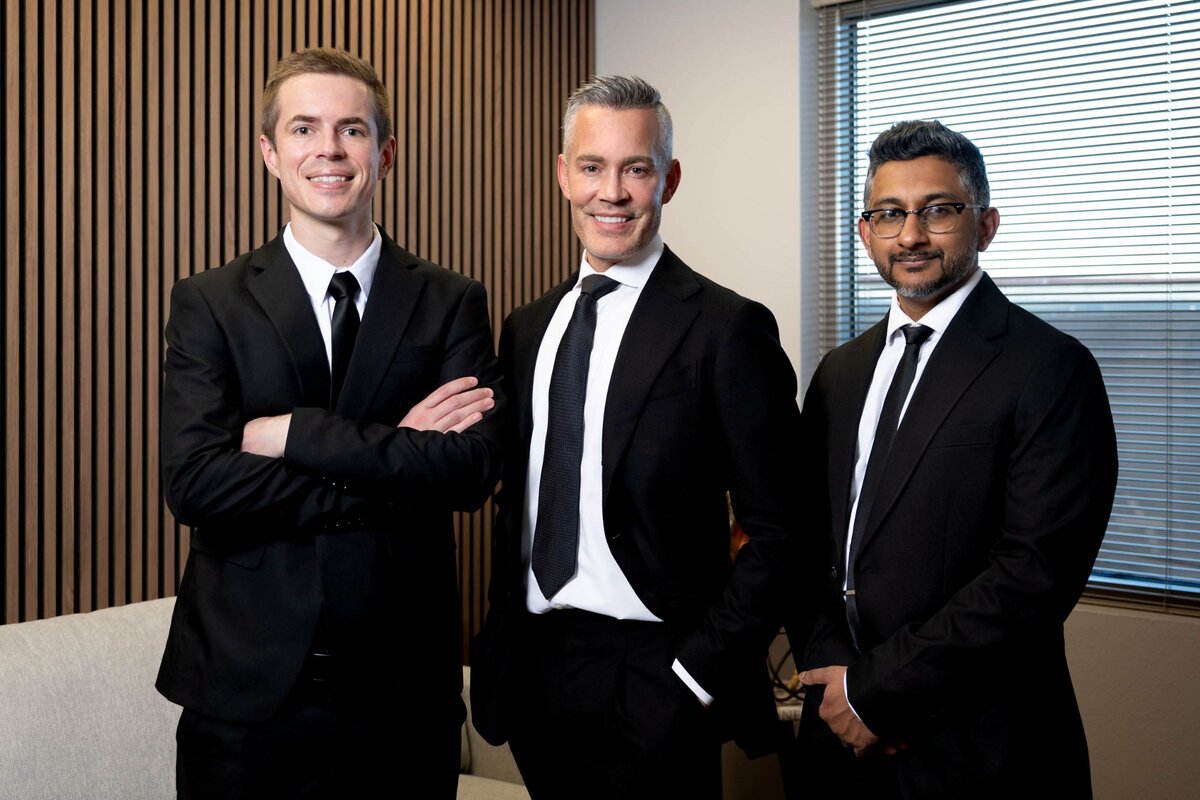 Parker Medical physicians Dr. Tyler George MD, Dr. Ryon Parker MD MBA, and Dr. James Broadbent DO in Las Vegas office